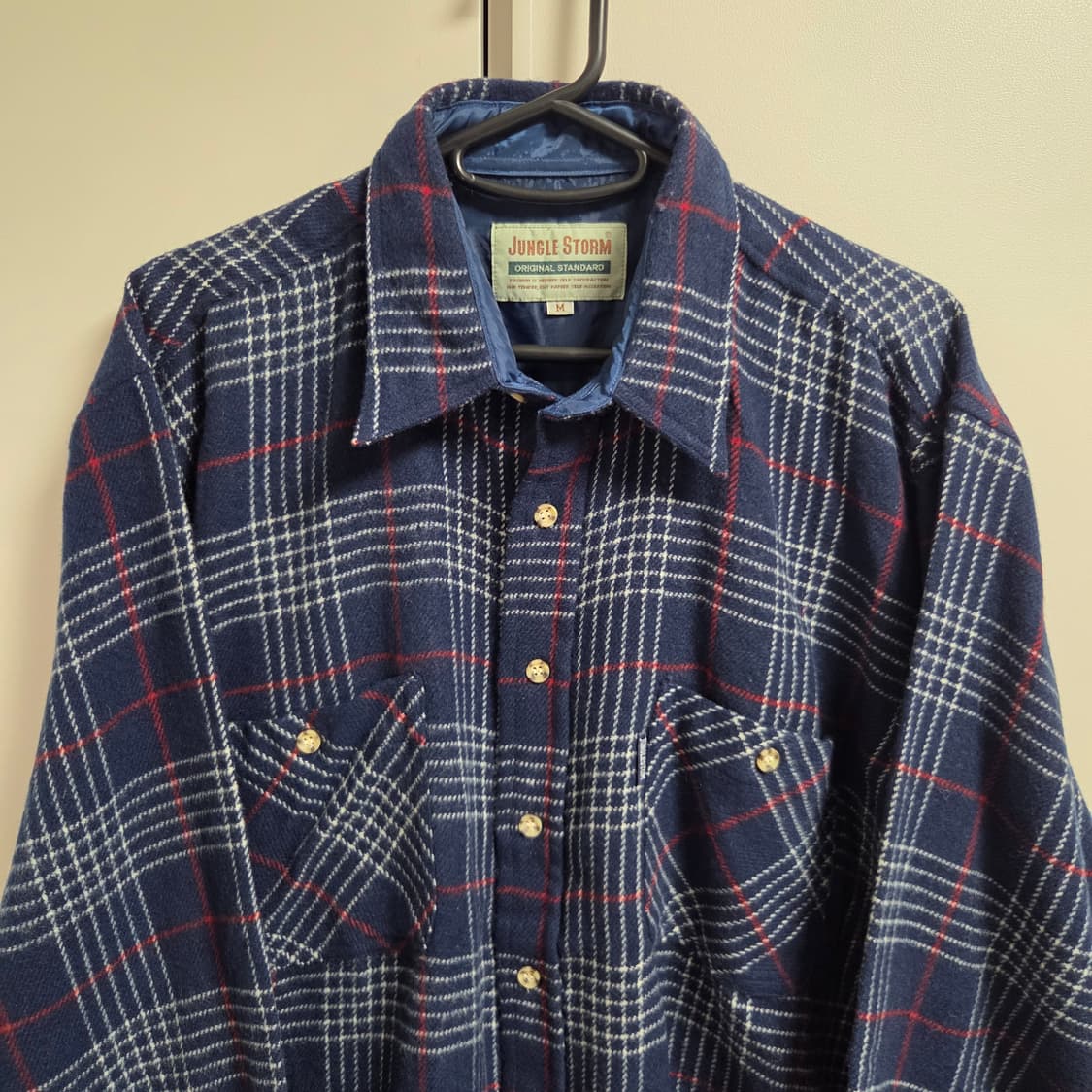 Jungle Storm 플란넬 체크 셔츠 L(100) 상품이미지2