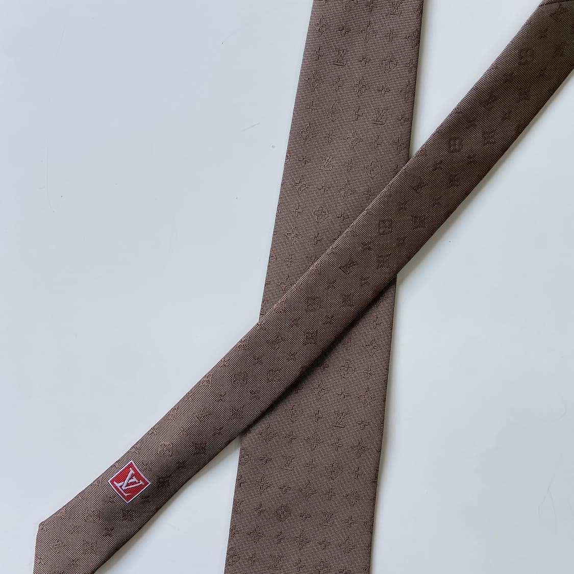 루이비통 (LOUIS VUITTON) 모노그램 정품 명품넥타이 7.8cm 상품이미지4