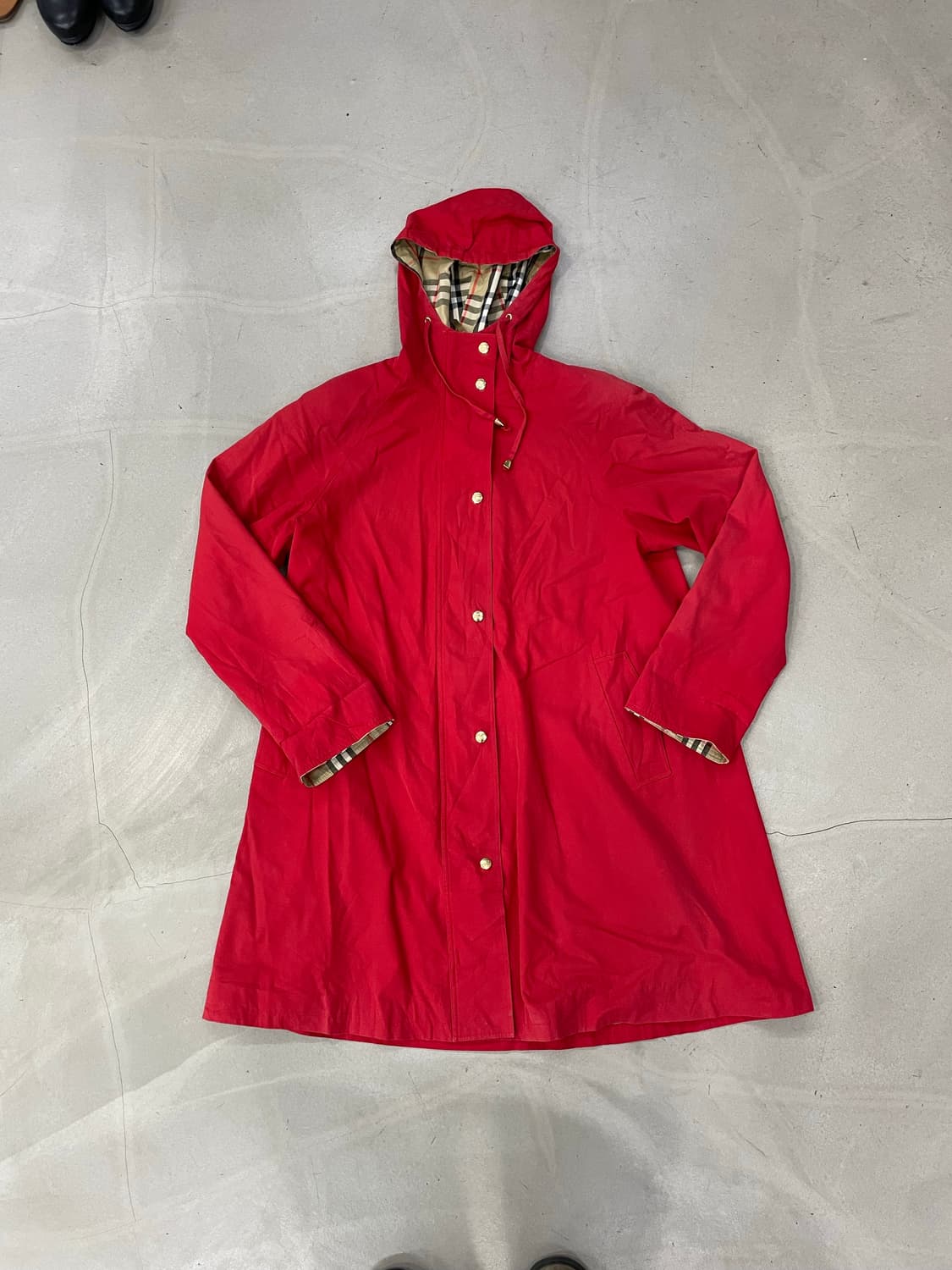 버버리 코튼 트렌치코트 레드 9 상품이미지1