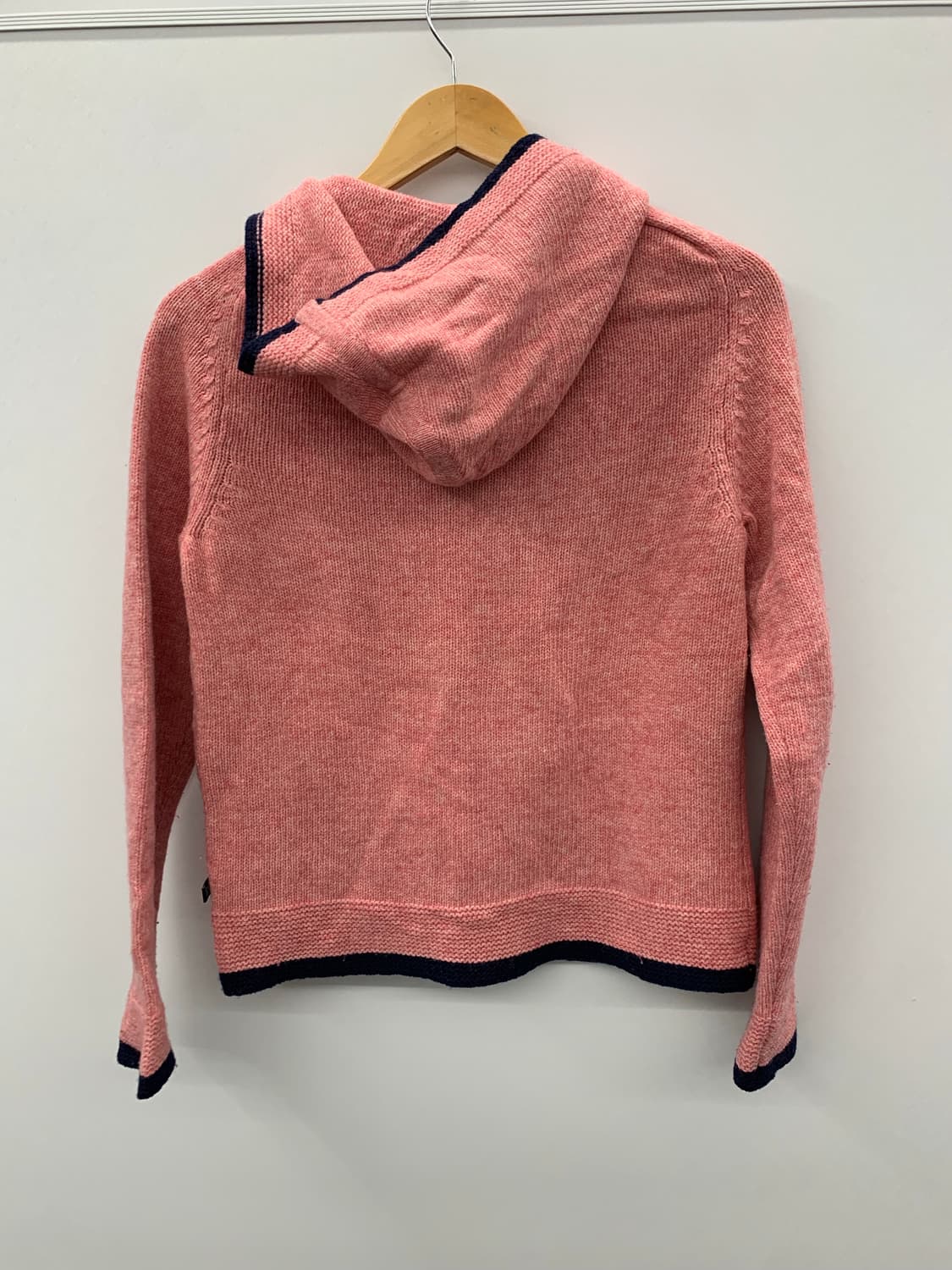 성조기 핑크 니트 후드집업 상품이미지7