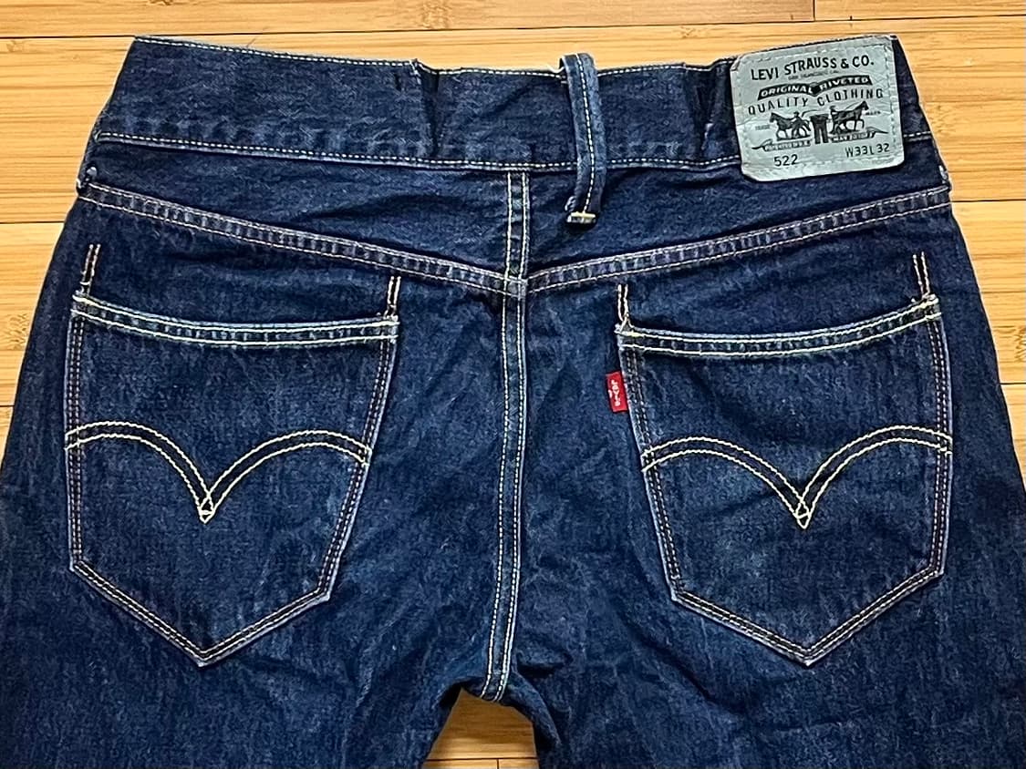 리바이스 522 데님팬츠 W33 L32 상품이미지4