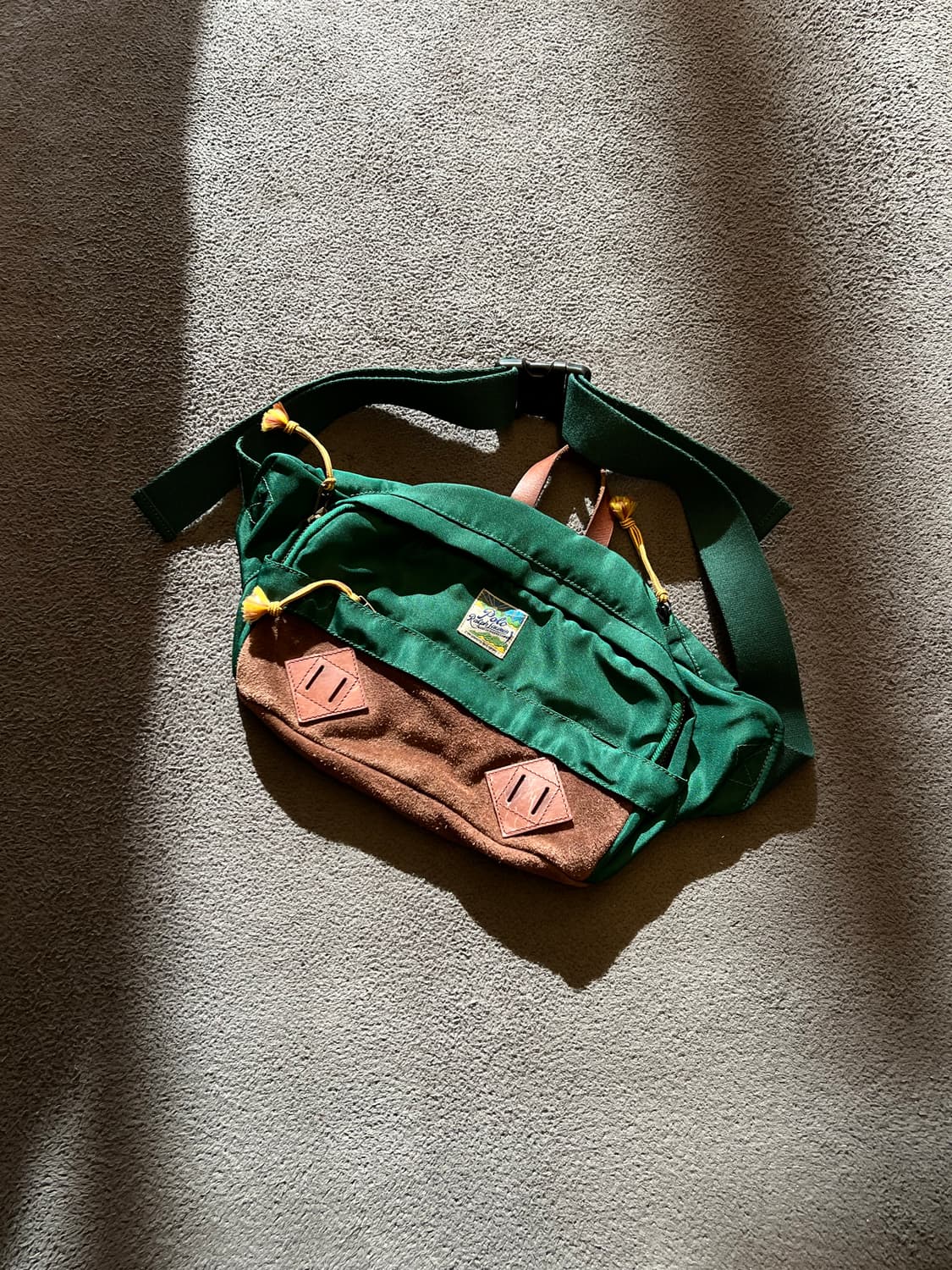 폴로 랄프로렌 스웨이드 트림 웨이스트백 처분  상품이미지1