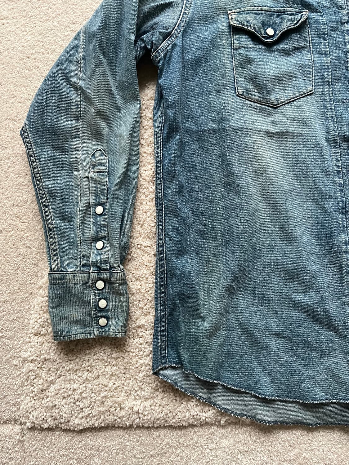 언유즈드 웨스턴 데님 집업 자켓 (103-105) 상품이미지6
