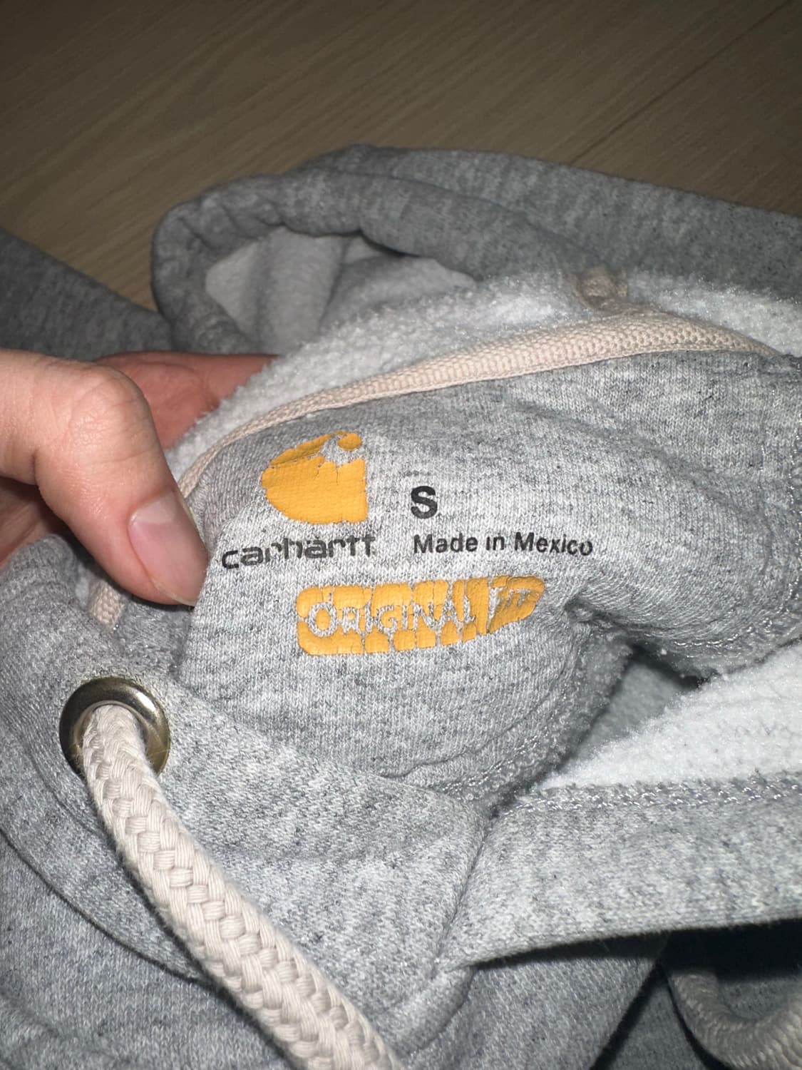 Carhartt Grey hoodie 상품이미지2