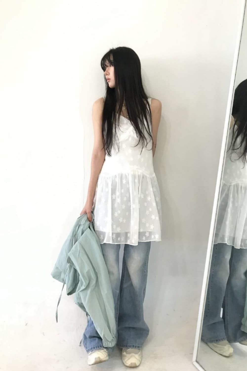 히피디피 쉬폰 스타 원피스 상품이미지1