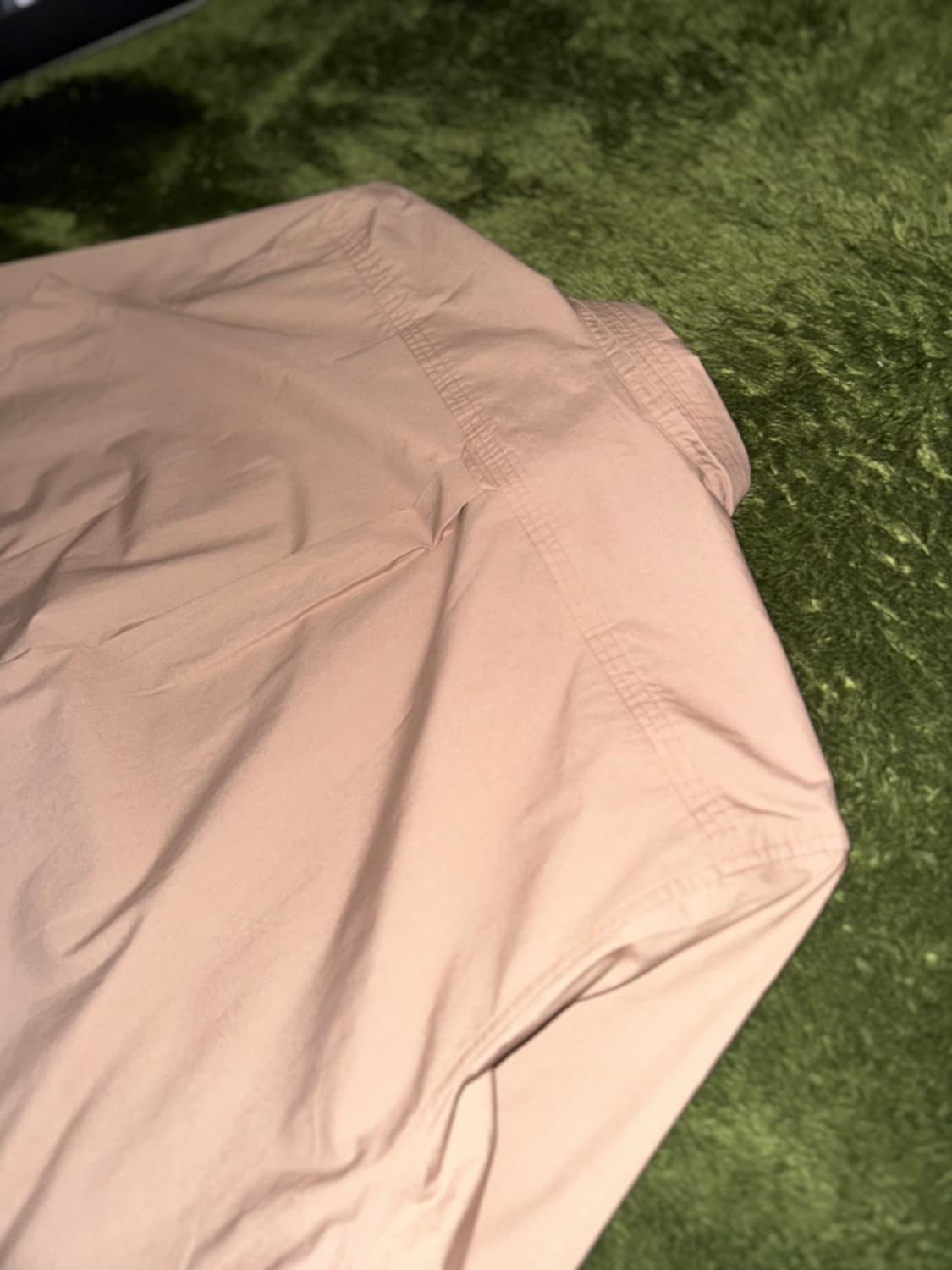 [L] SHIRTER 셔터 스티치 디테일 루즈 핏 셔츠 베이지 상품이미지8