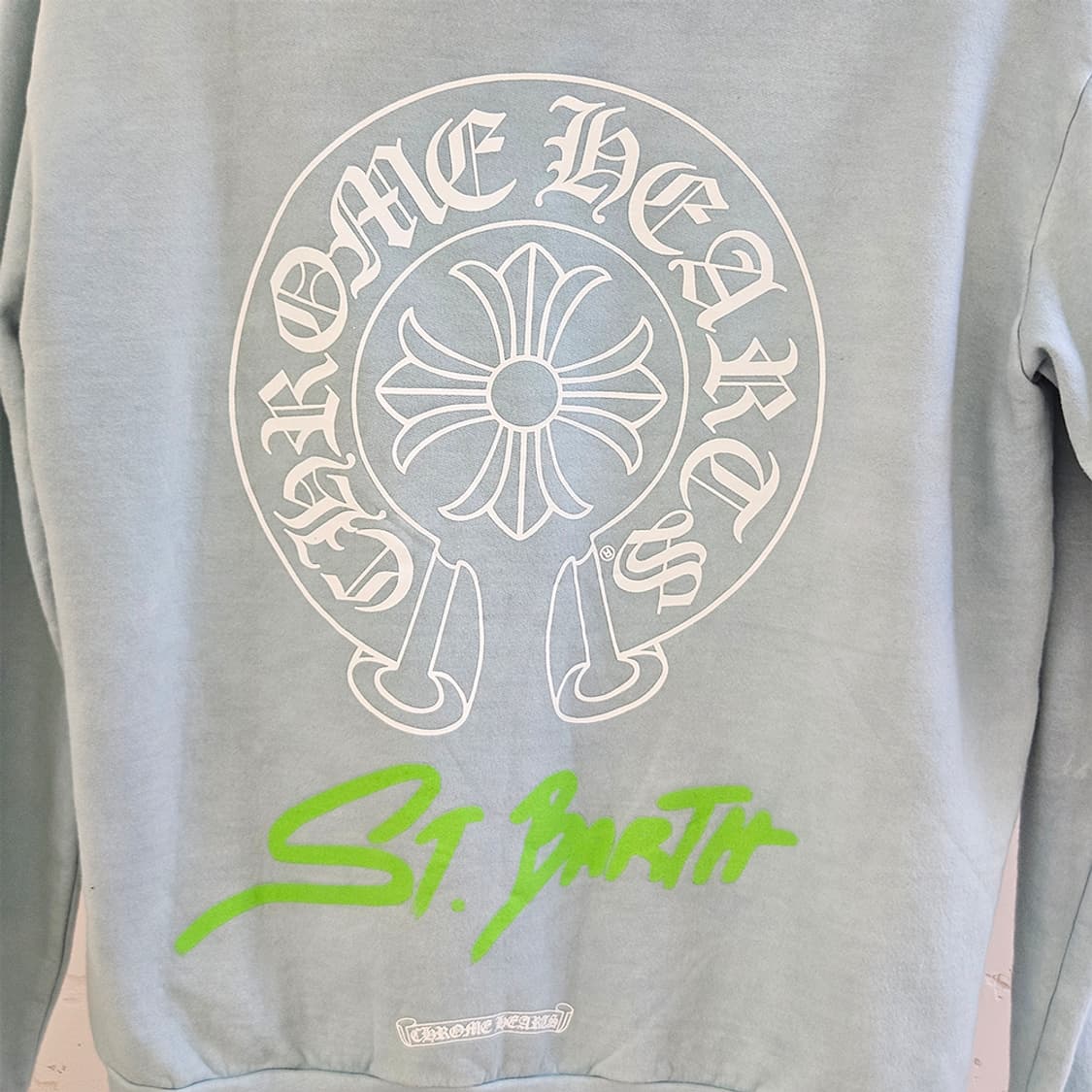 [M] 크롬하츠 세인트바스 한정판 후드집업 라이트블루 C0101C010 상품이미지4