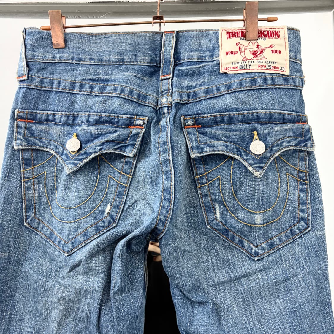 트루릴리전 데미지 부츠컷 데님 팬츠 상품이미지6