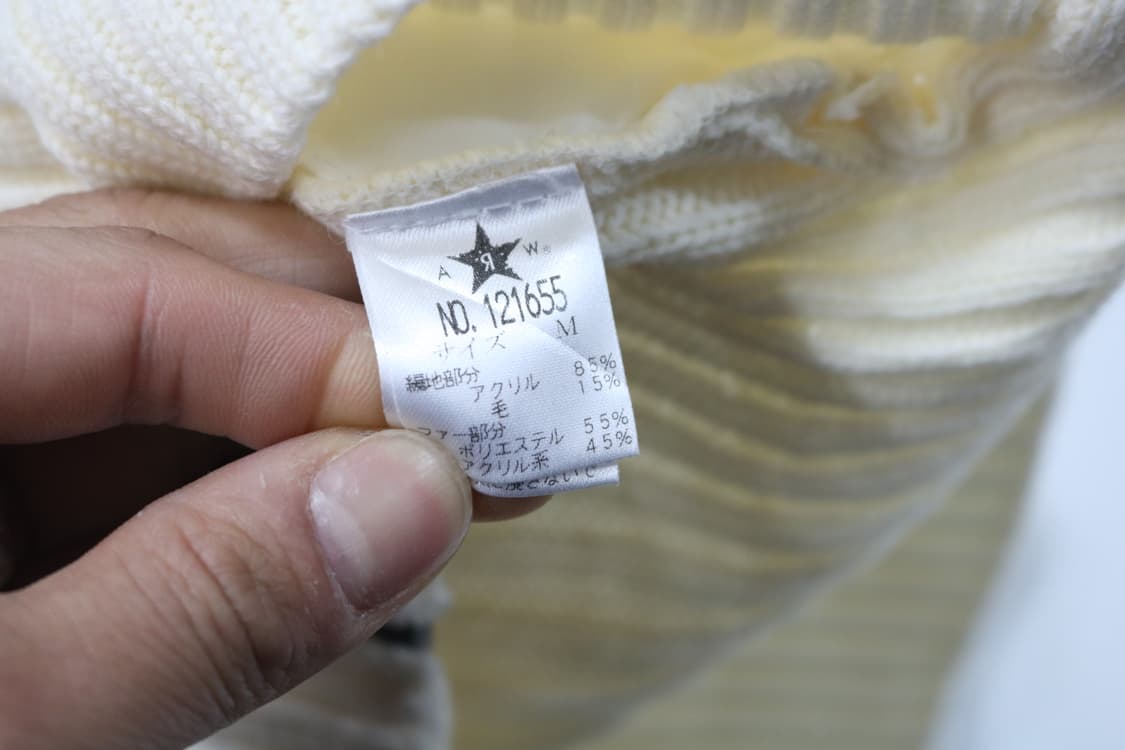 ARW  퍼 니트 자켓 상품이미지10