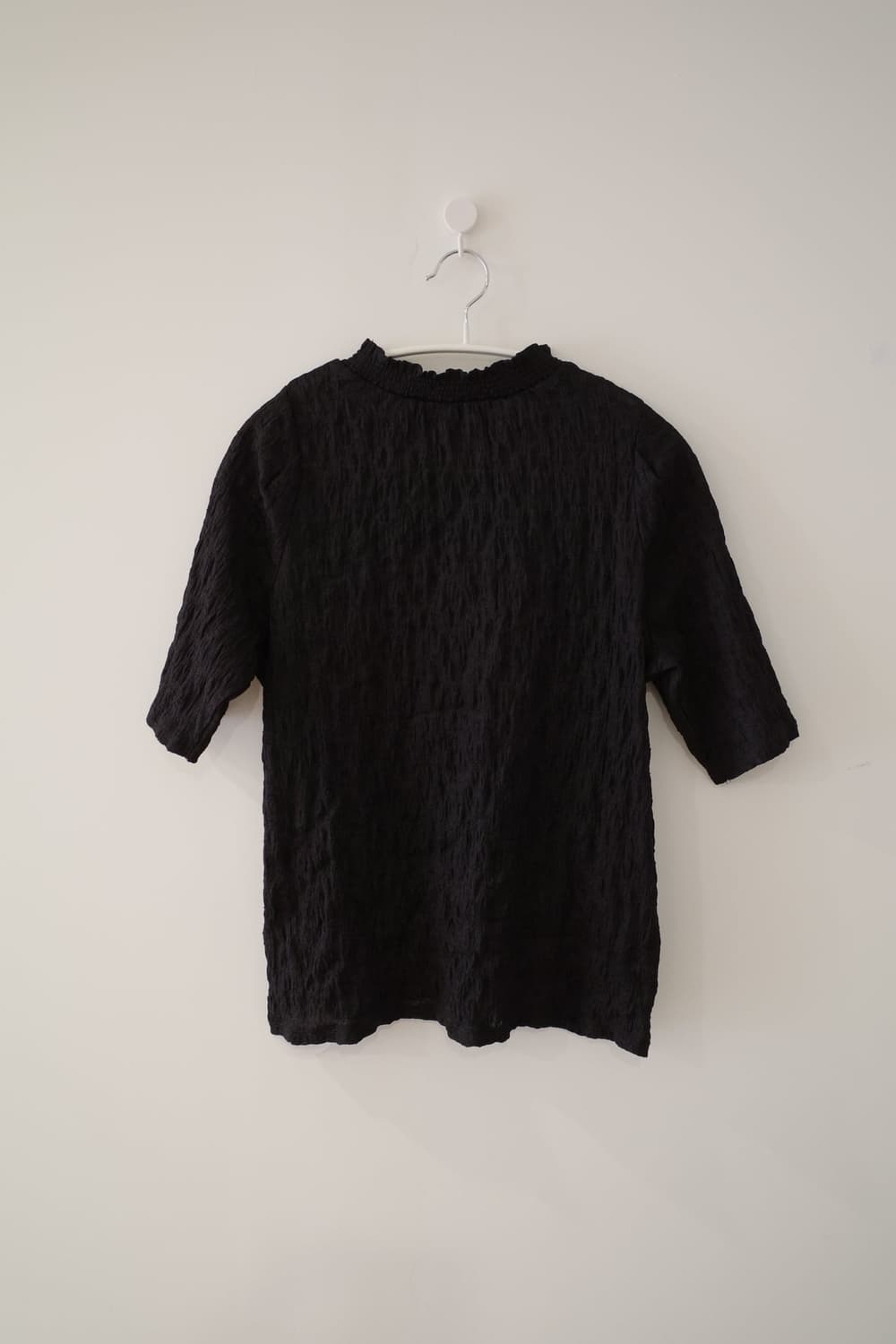 Pleated Black T-Shirts  상품이미지8