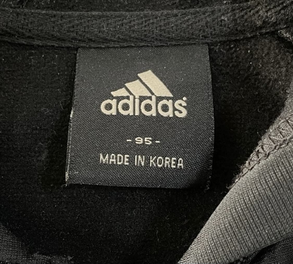 아디다스 검골 금장 블랙 트랙탑 져지집업 90/S 상품이미지5