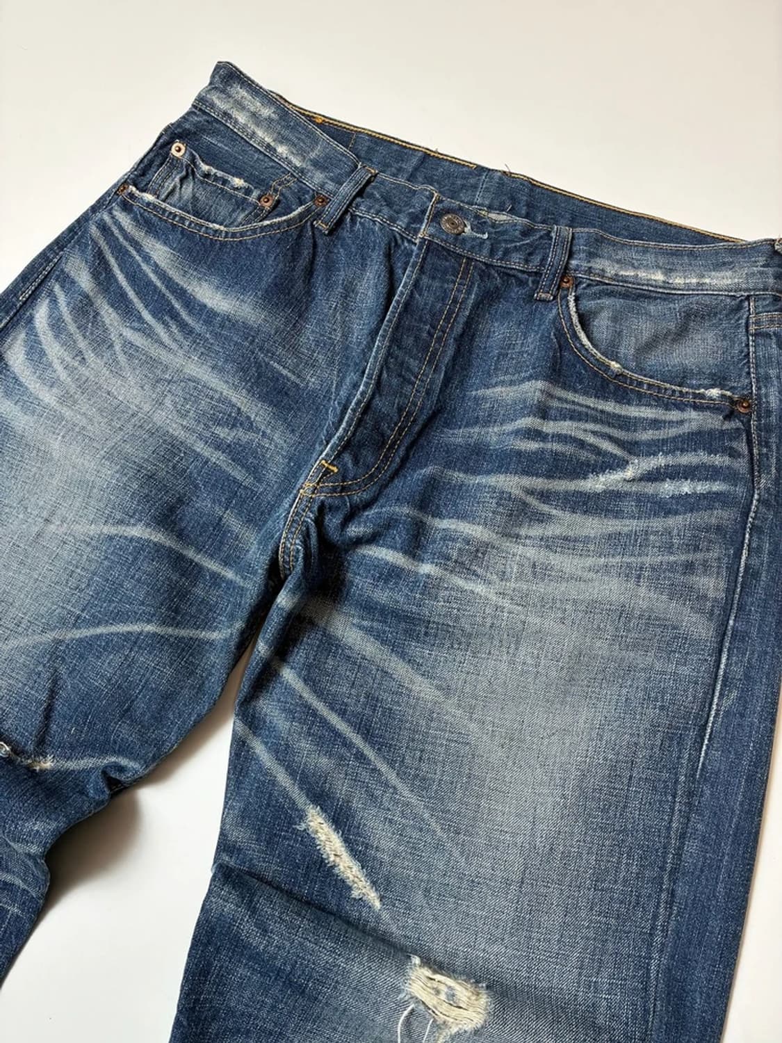 리바이스 501 에이징 스트레이트 데님 팬츠 PN8498 상품이미지2