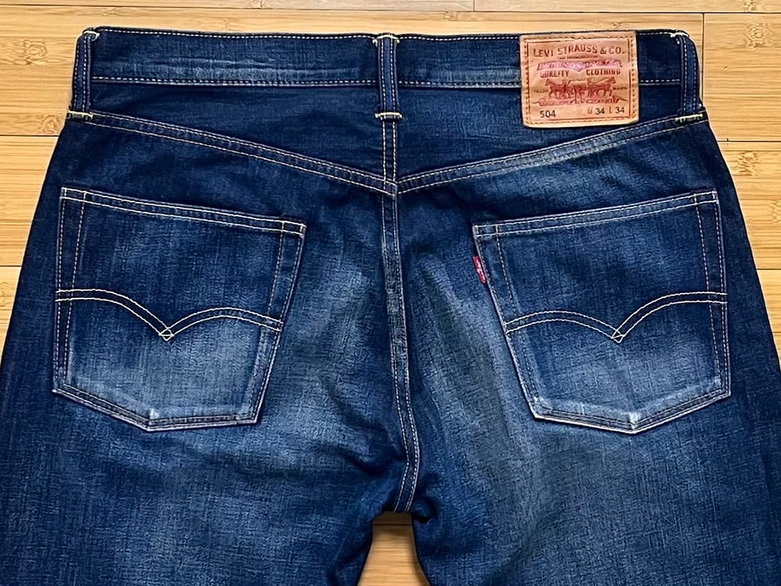 리바이스 504 데님팬츠 W34 L34 상품이미지4