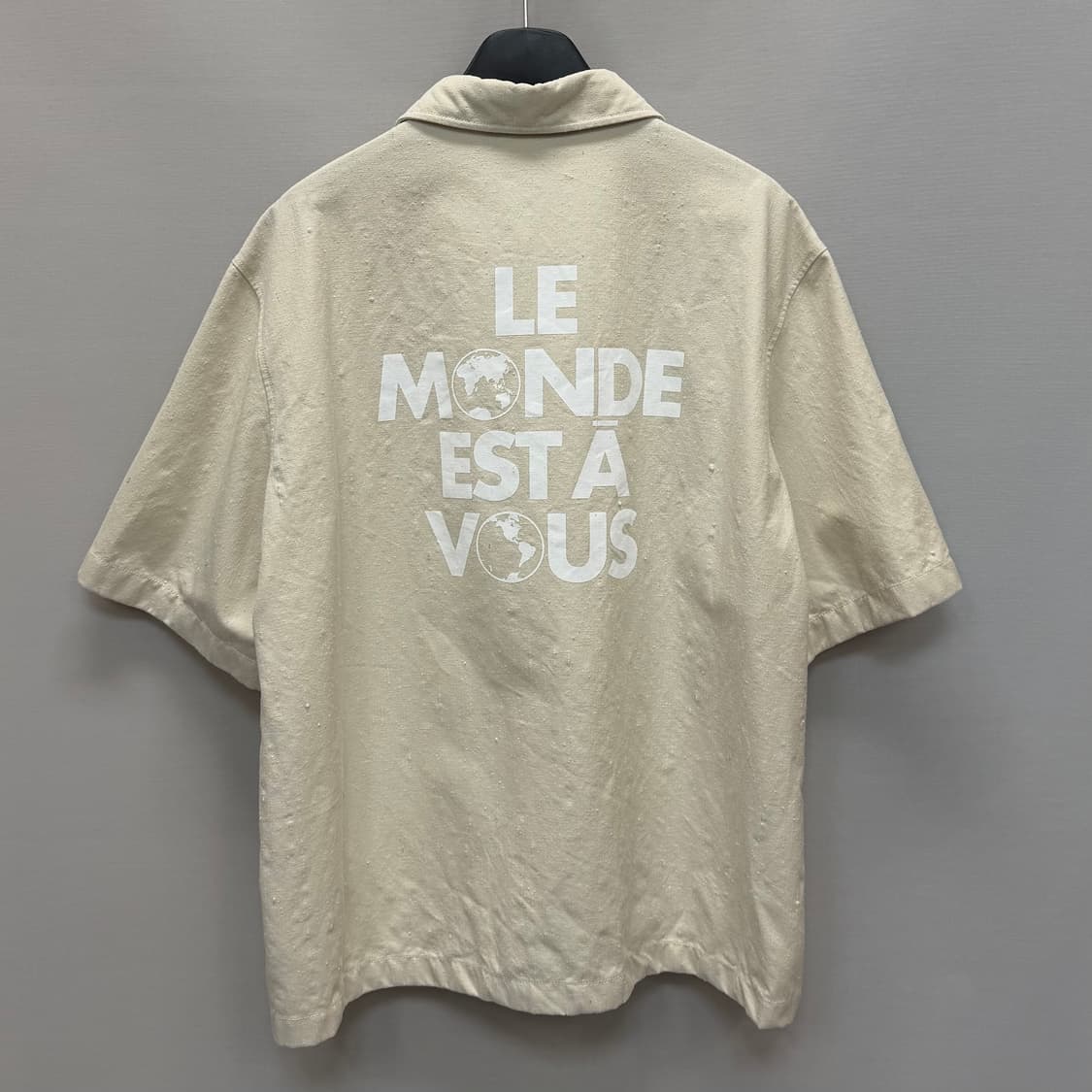 루이비통 실크 블렌드 쇼트 슬리브드 셔츠 ( 110 ) 상품이미지4