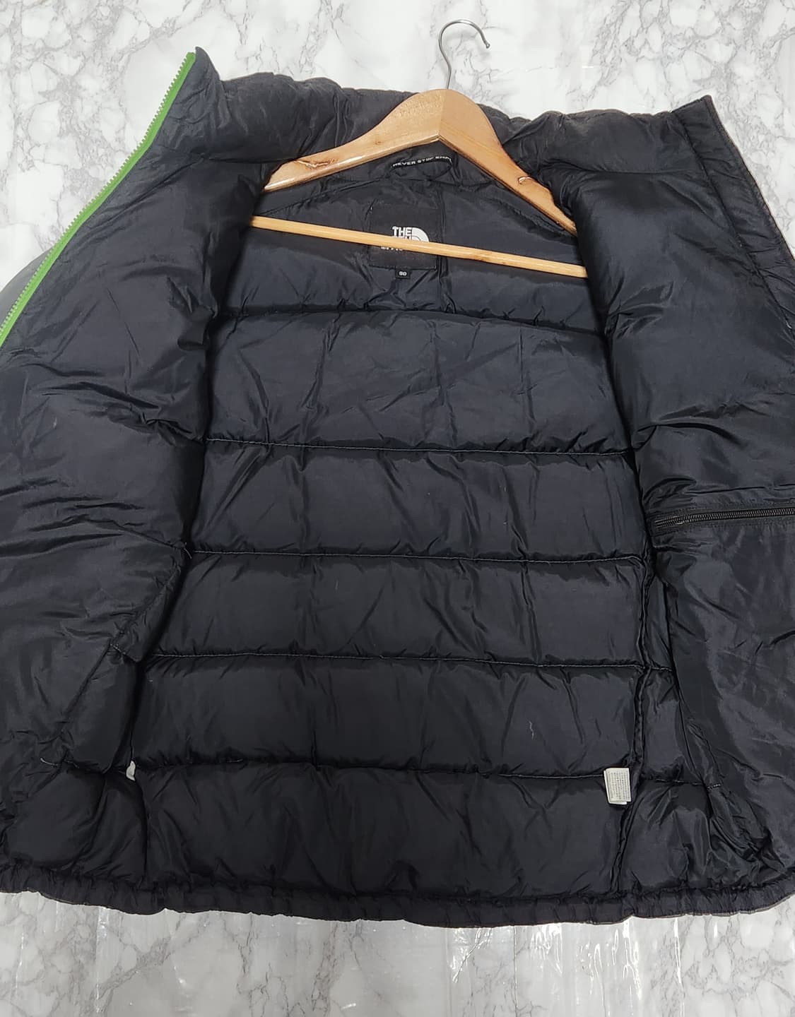 노스페이스 700 눕시 그레이 패딩 자켓 상품이미지5