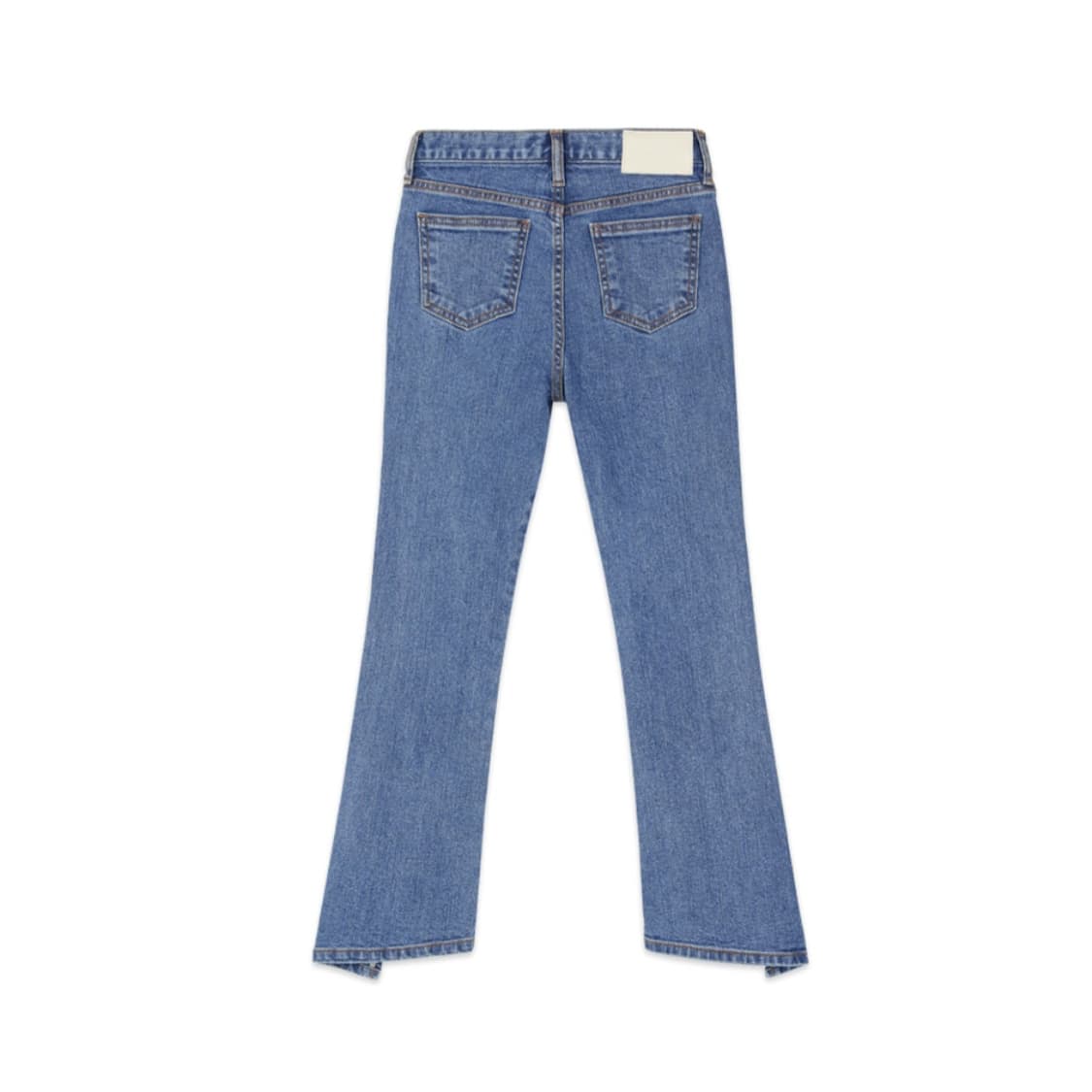 앤더슨벨 언발란스 슬릿 부츠컷 데님 팬츠 상품이미지6