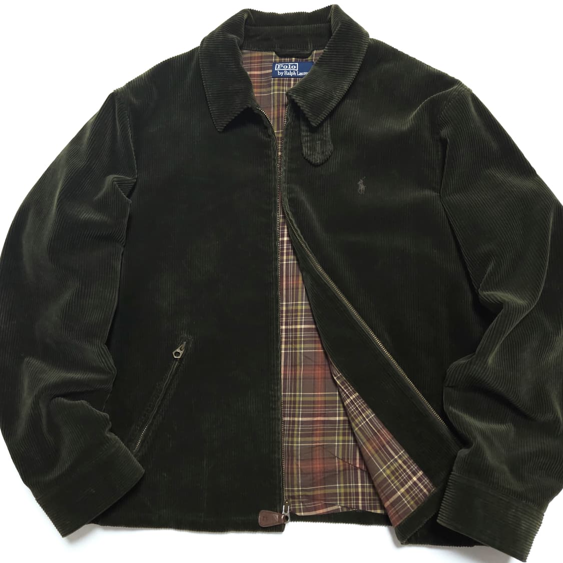 폴로 랄프로렌 코듀로이 스윙톱 블루종 자켓 카키올리브 상품이미지2