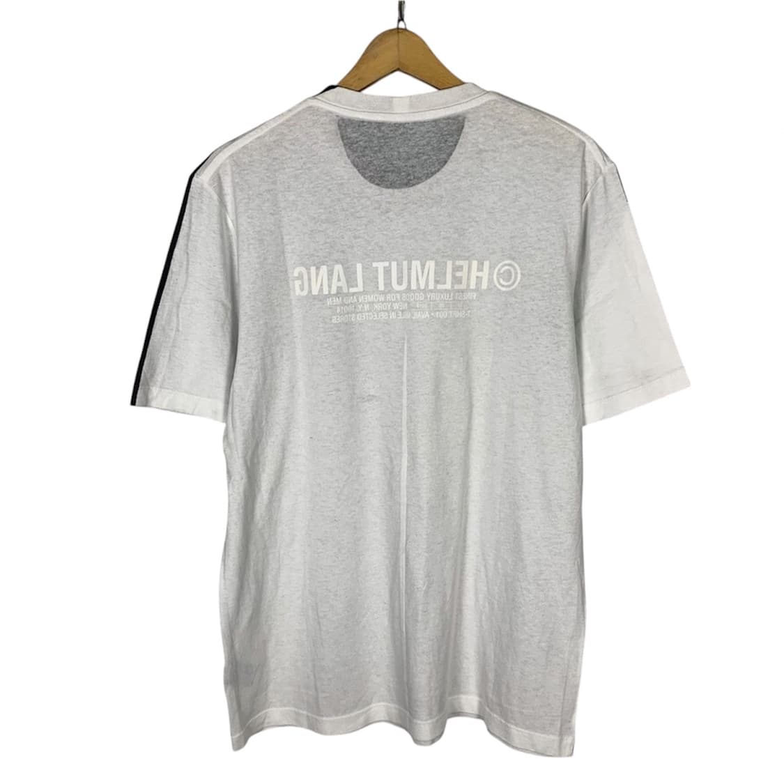 헬무트랭 로고 스프레이 페인트 티셔츠 (M) 상품이미지3