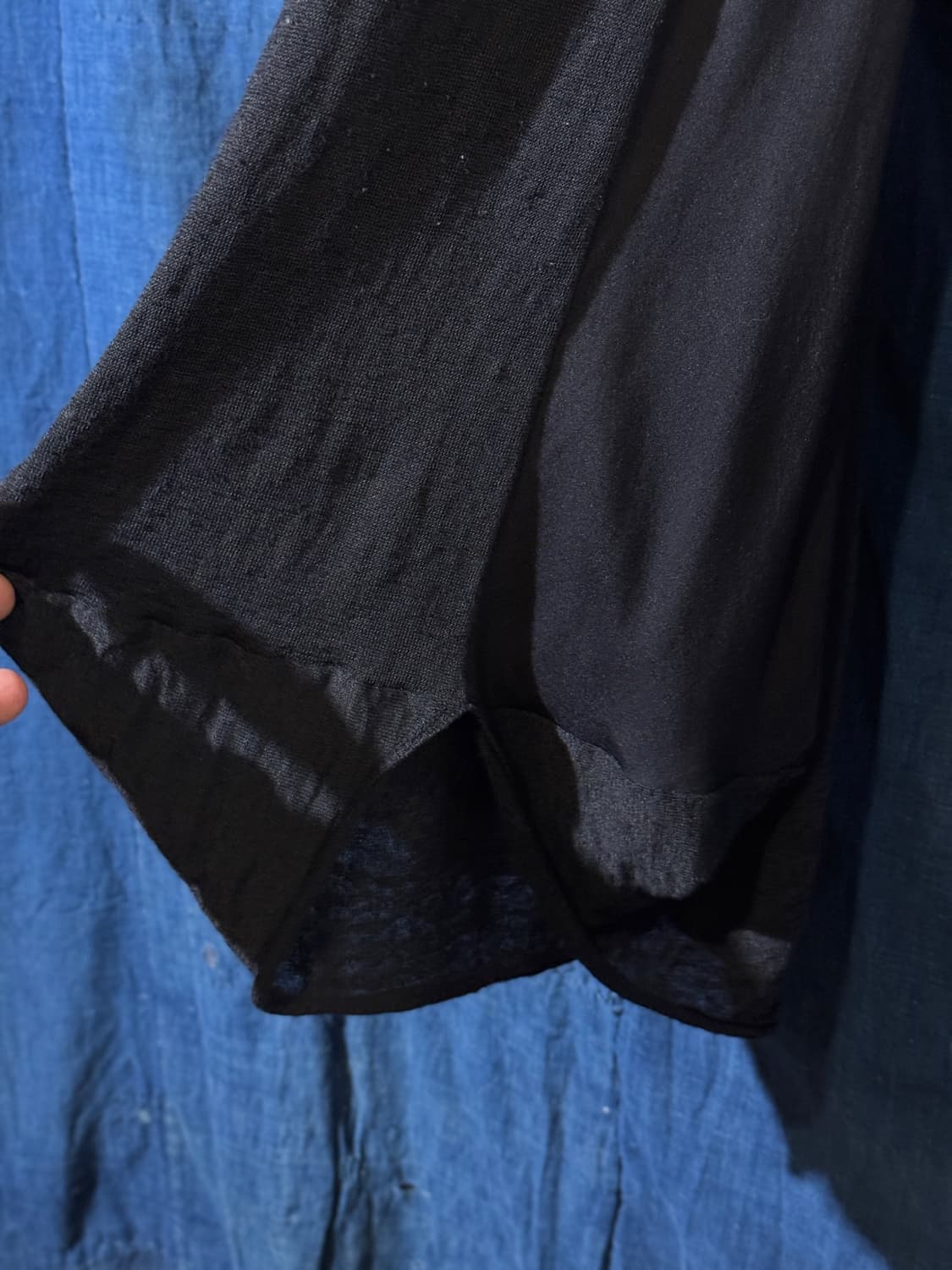 44-55 ) Gabardine K.T Silk Panel Dress 상품이미지9