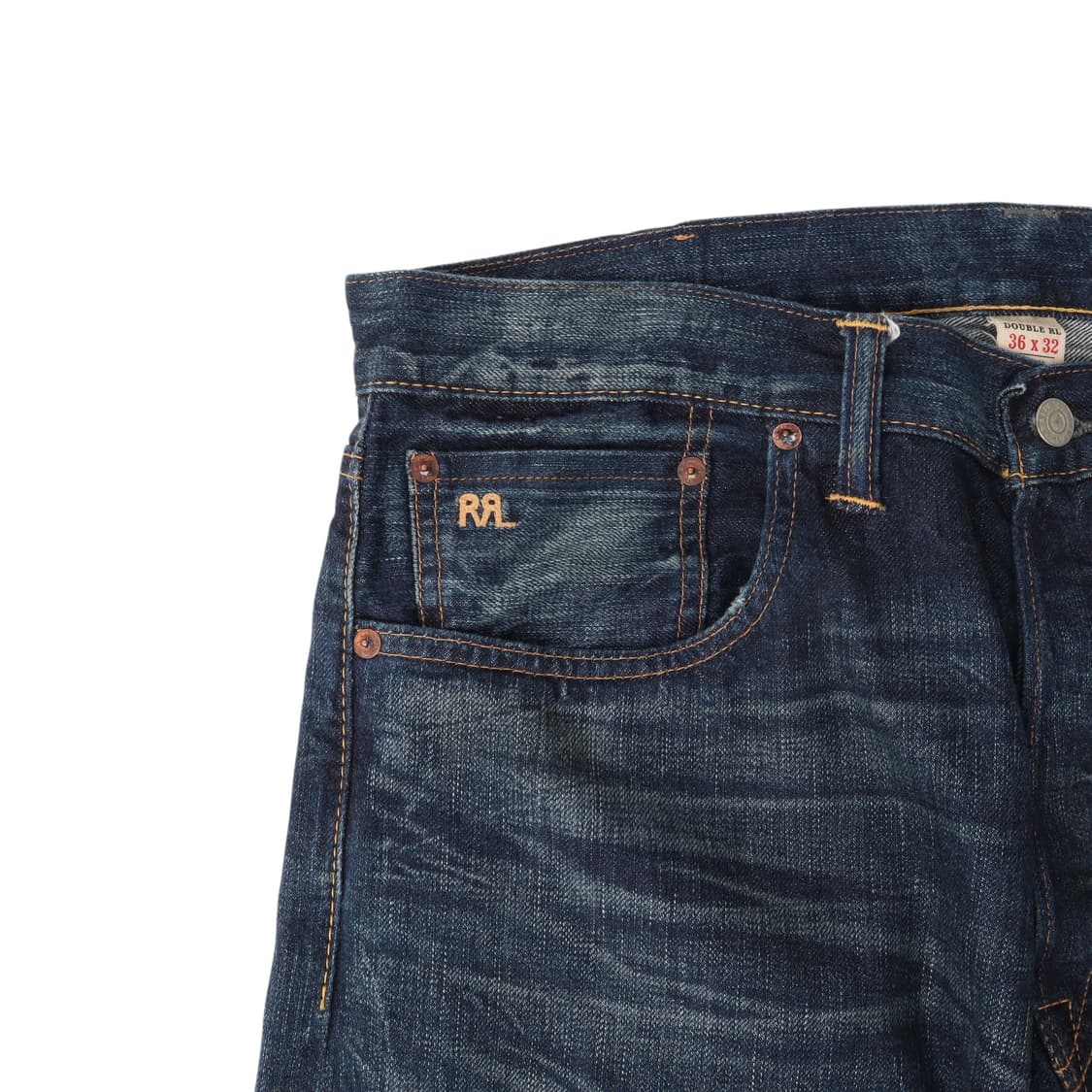 RRL 더블알엘 재팬 우븐 셀비지 데님팬츠 36x32 상품이미지3