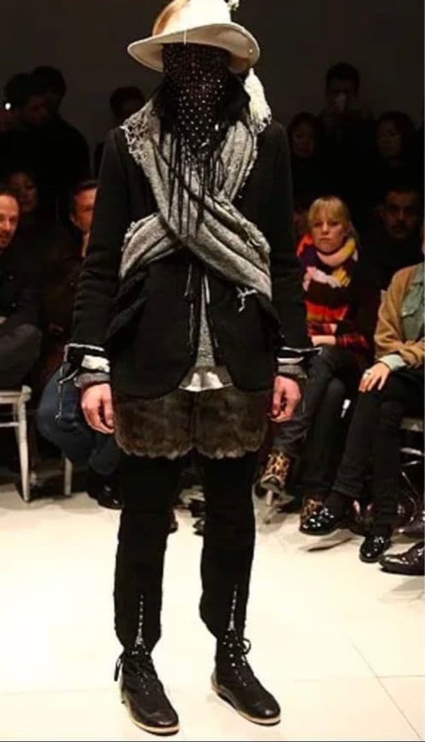 09aw number nine 넘버나인 그런지 모헤어 머플러 상품이미지7