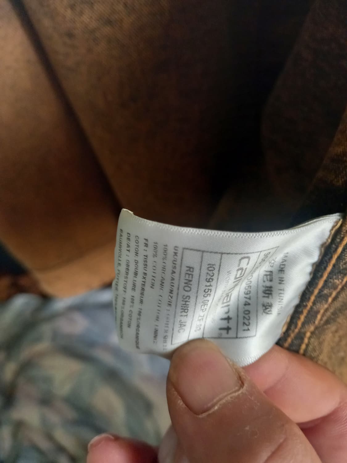 칼하트 워싱 워크셔츠105 상품이미지4