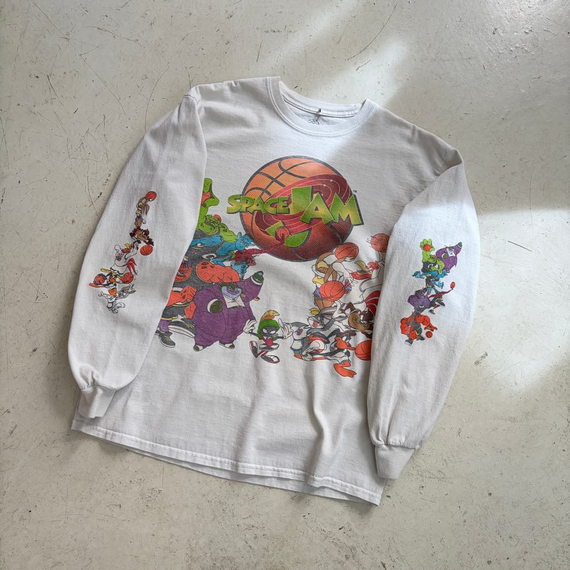 루니툰즈 스페이스 잼 오피셜 빈티지 롱슬리브 M 상품이미지6