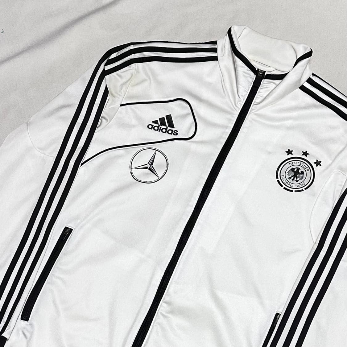 M 아디다스 독일 국대 벤츠 화이트 트랙탑  상품이미지1