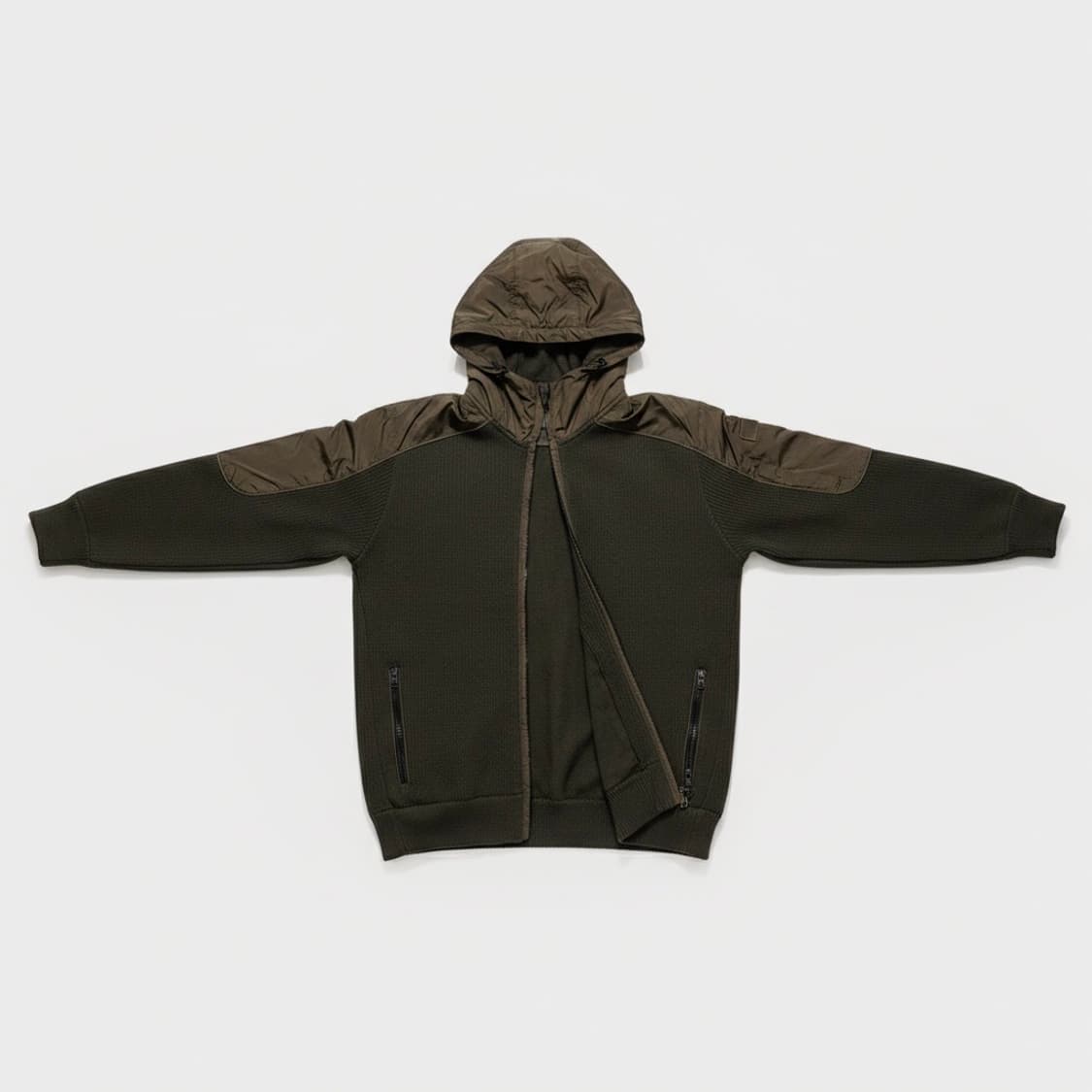 폴앤샤크 텍티컬 리리지퍼 나일론 니트 후드집업 상품이미지4
