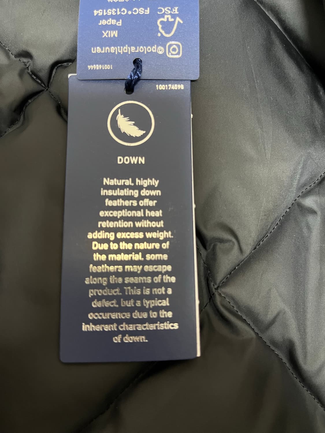 폴로 24ss 다운 보머 자켓 S 상품이미지4