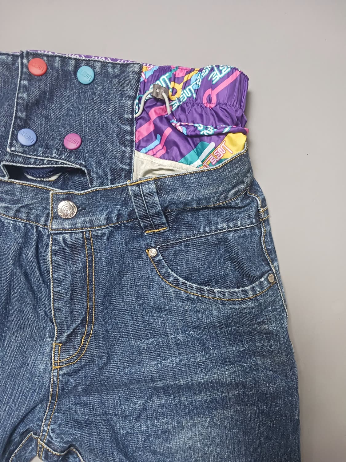 [M] 블렌트 마블 레이어드 데님 팬츠 보드복 스키복 상품이미지4