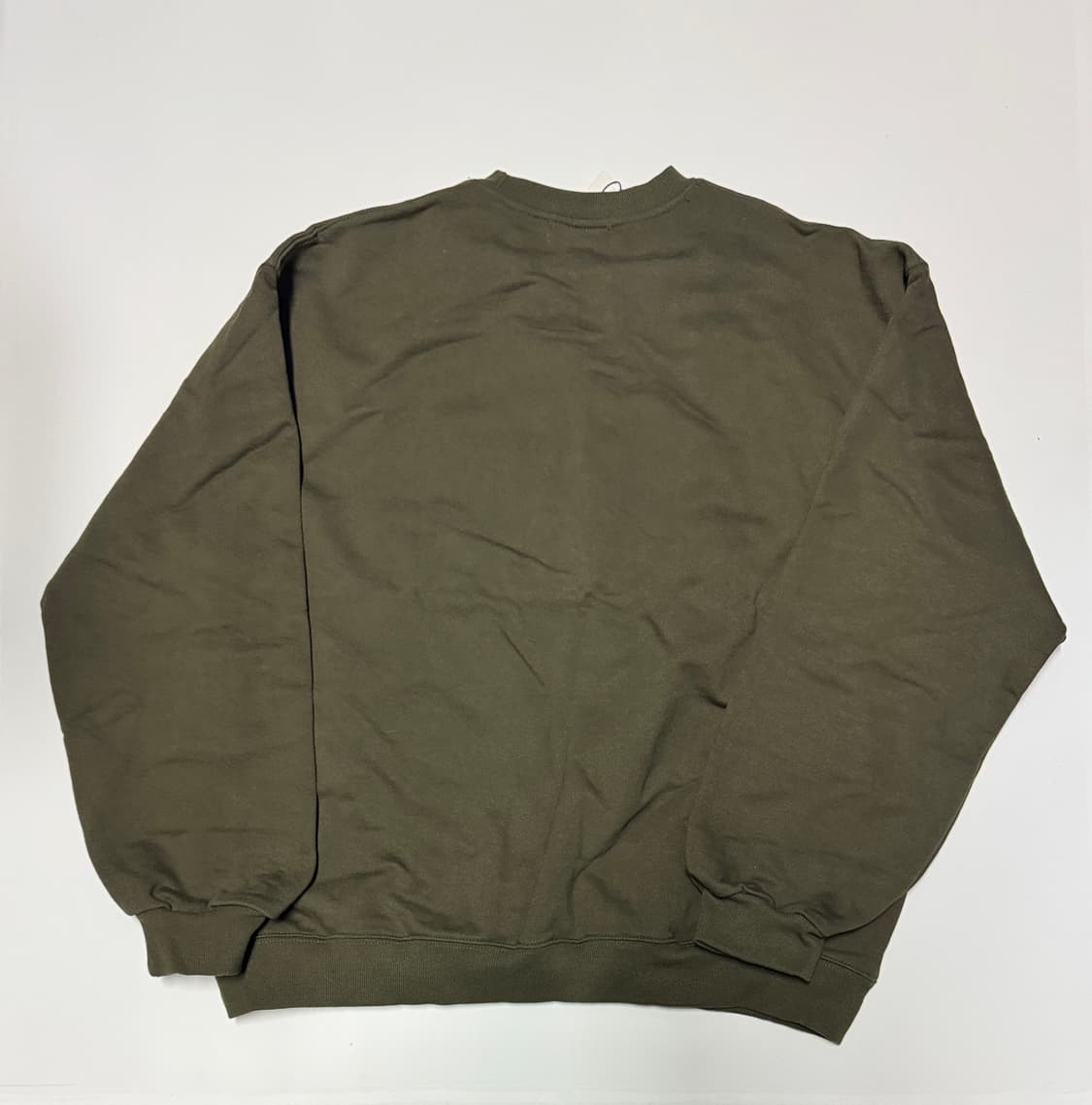 <새상품> 파르티멘토 하이킹 오저핏 맨투맨 2XL~XL 카키 상품이미지2