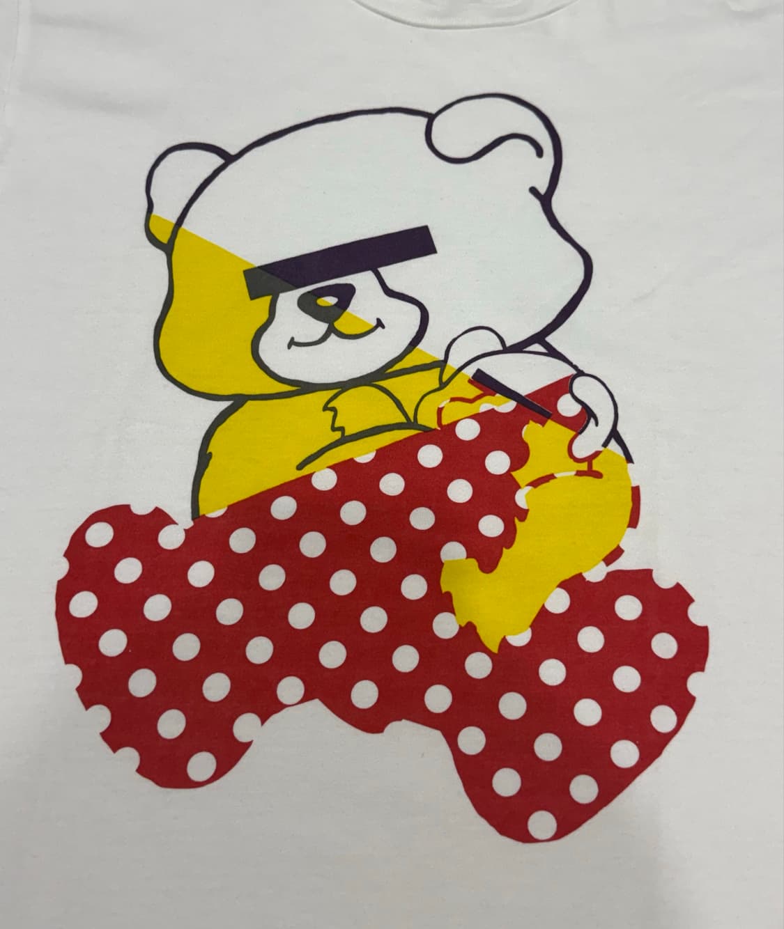 언더커버 폴카닷 곰돌이 반팔 티셔츠 상품이미지2