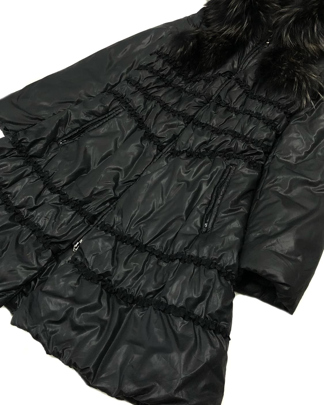 Roberto Cavalli 밍크 퍼 셔링 롱 패딩자켓 상품이미지6