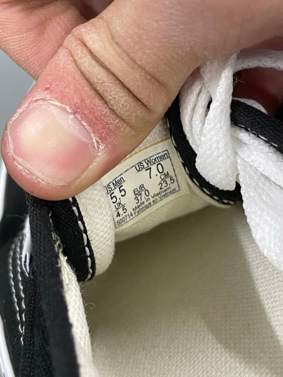 반스 어센틱 블랙 235 상품이미지8