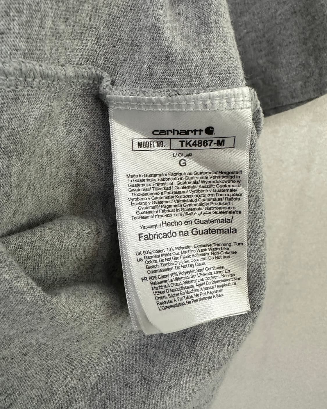 (L)칼하트 빈티지 반팔-M2063 상품이미지5