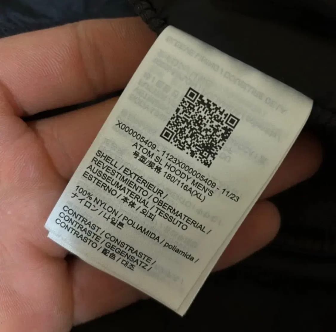 아크테릭스 아톰 후디 SL 블랙 상품이미지2