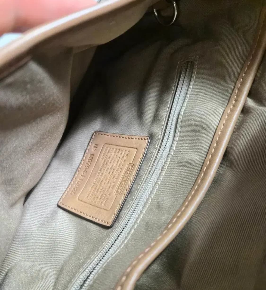 코치 스몰 소호 호보 원 숄더백 레더 블루 히메 갸루 코치시그니처 y2k 상품이미지3