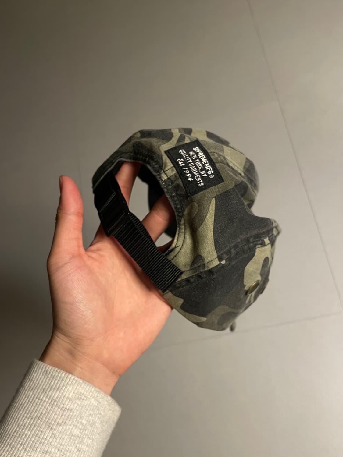 슈프림 supreme 밀리터리 캠프캡 올리브 카모 23SS 상품이미지2