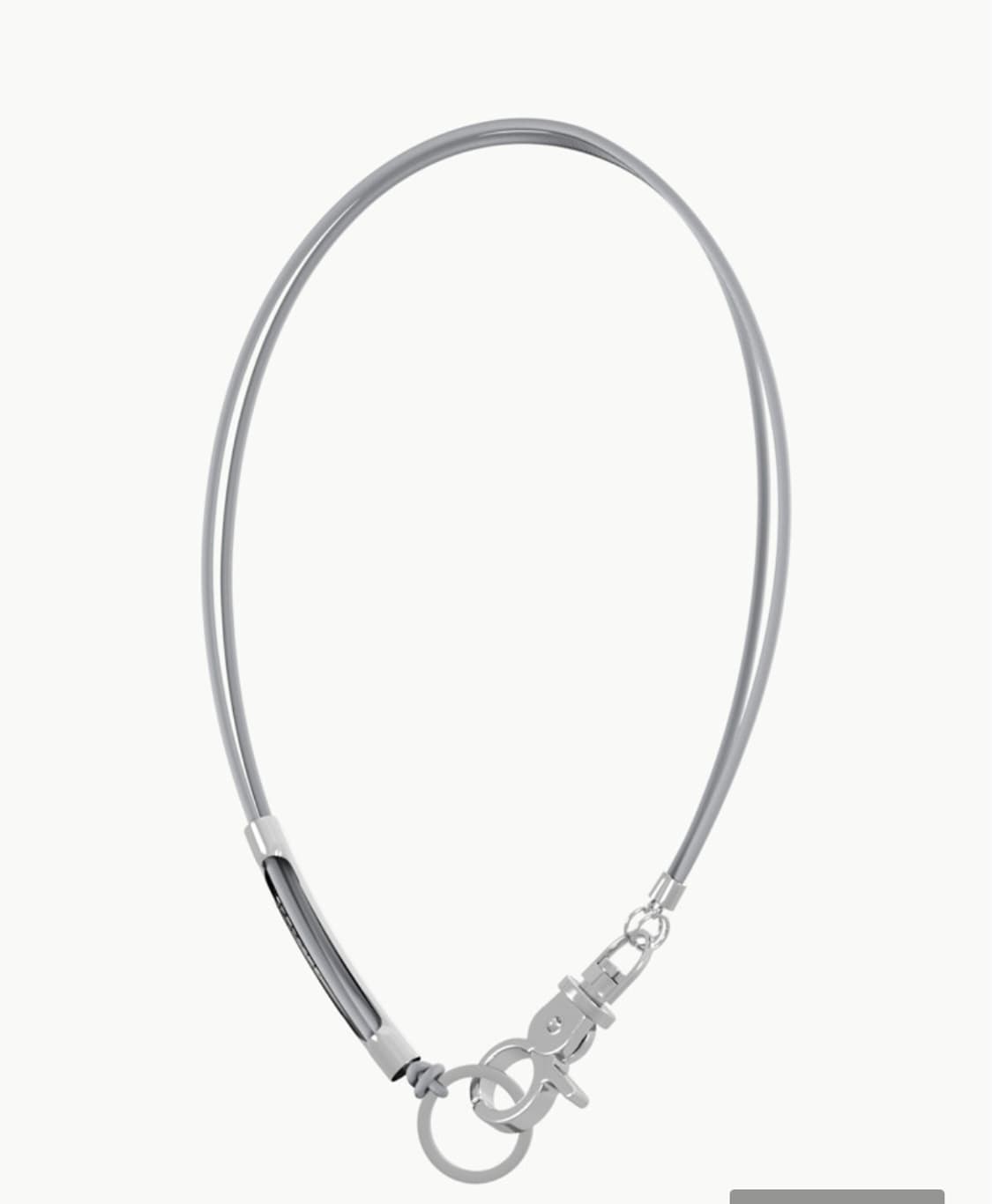 3way Sporty Necklace (Light Gray) 상품이미지1