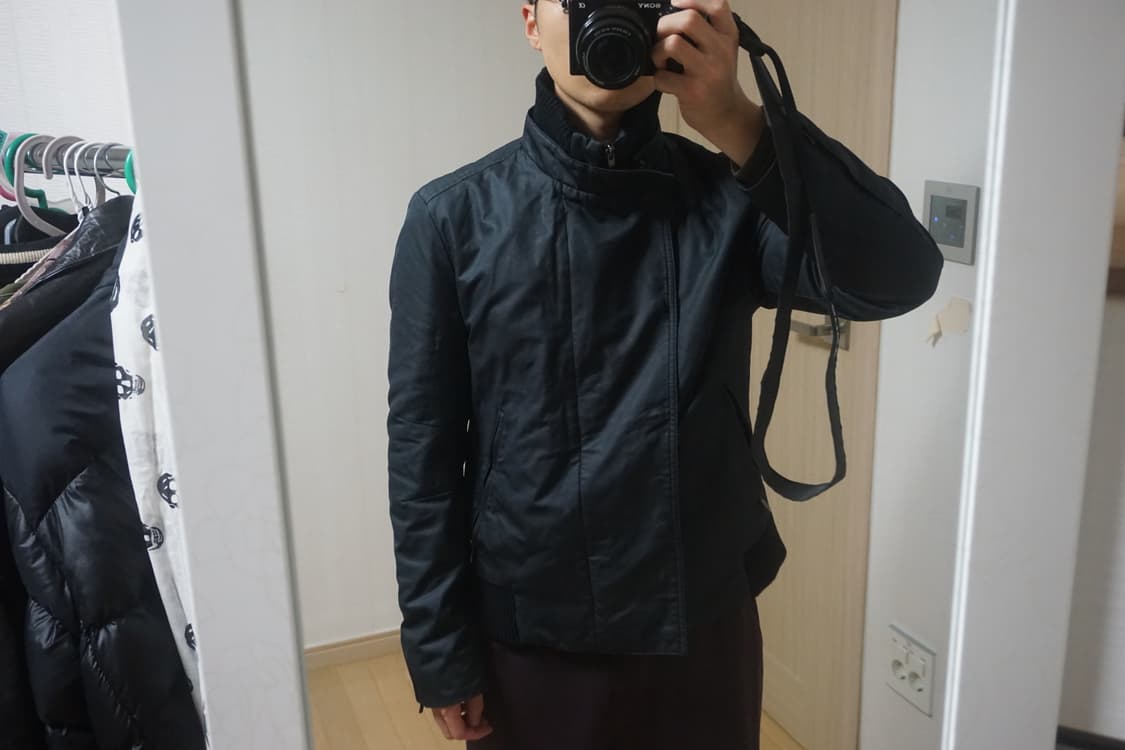 (100) 우영미 솔리드옴므 하이넥 자켓 상품이미지7