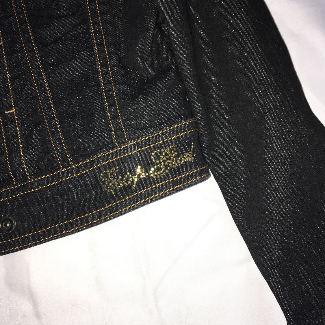 빈티지 y2k 청자켓 상품이미지4