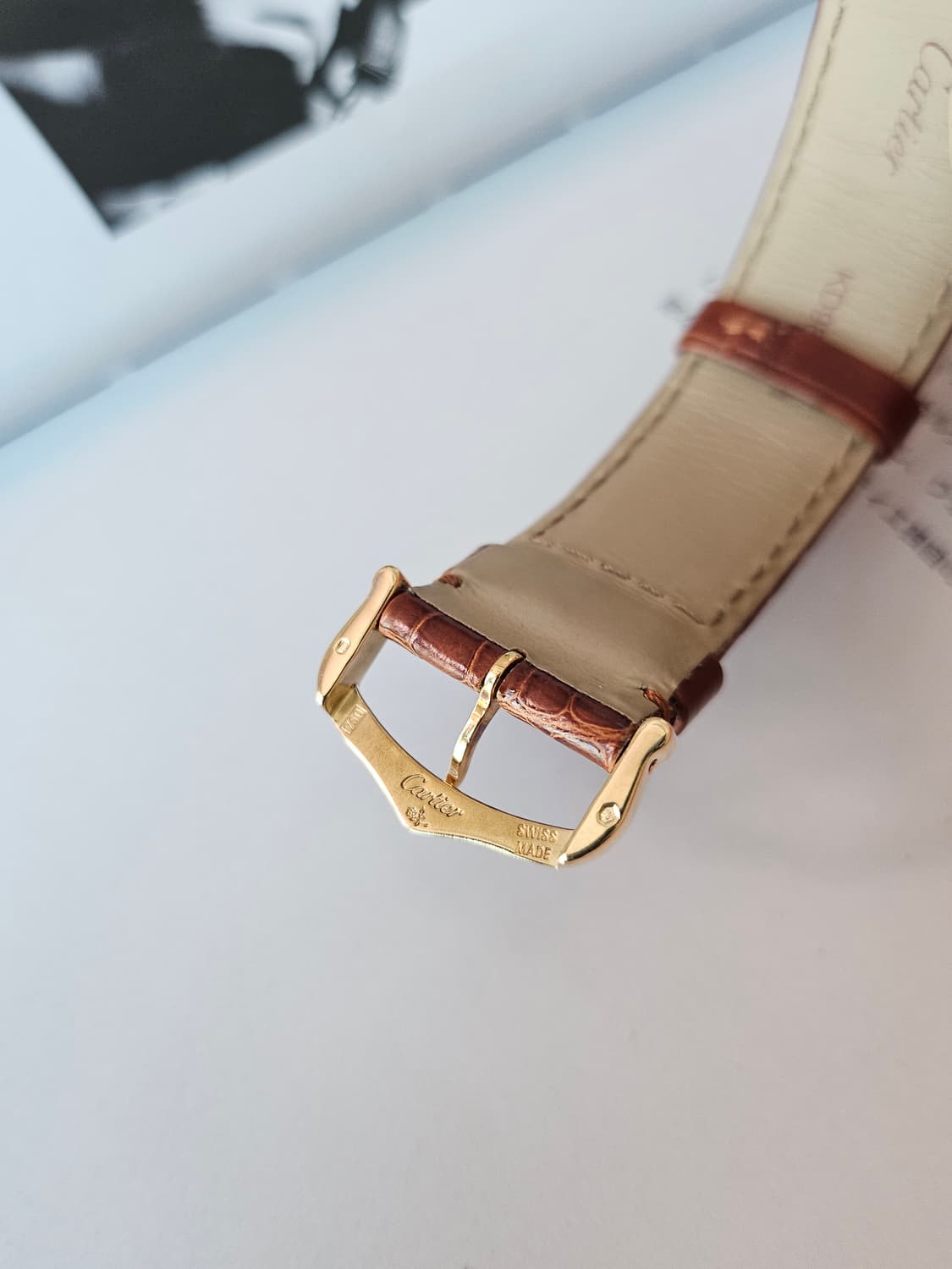 까르띠에 탱크 솔로 18k  옐로우골드 라지모델 상품이미지6