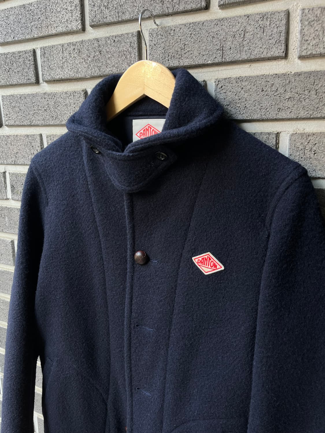 DANTON 단톤 울 숏코트 네이비 38 상품이미지5