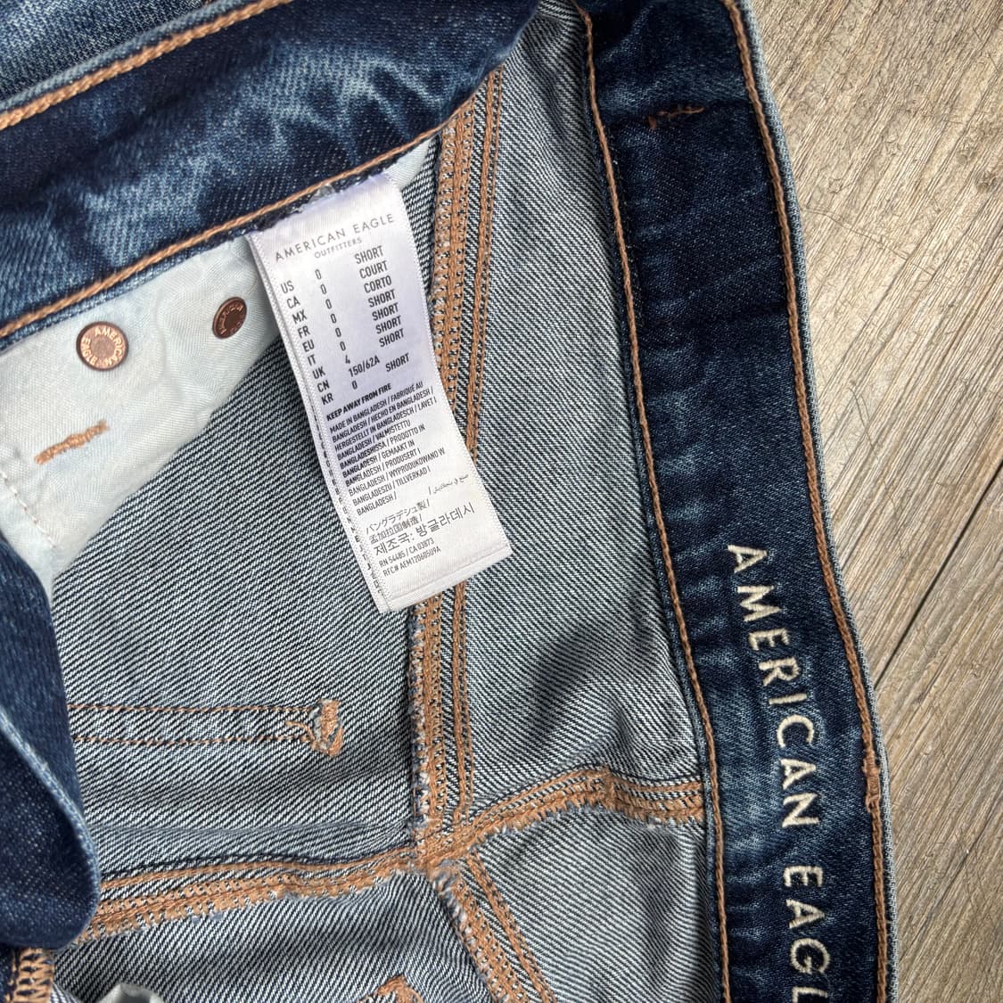 American Eagle 로우라이즈 배기 데님 상품이미지4