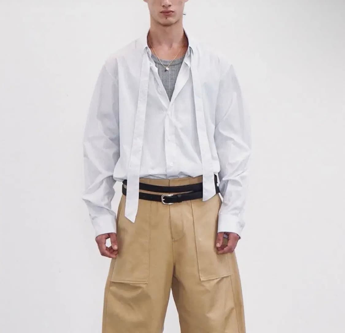 렉토 스트라이프 타이셔츠 M 상품이미지1