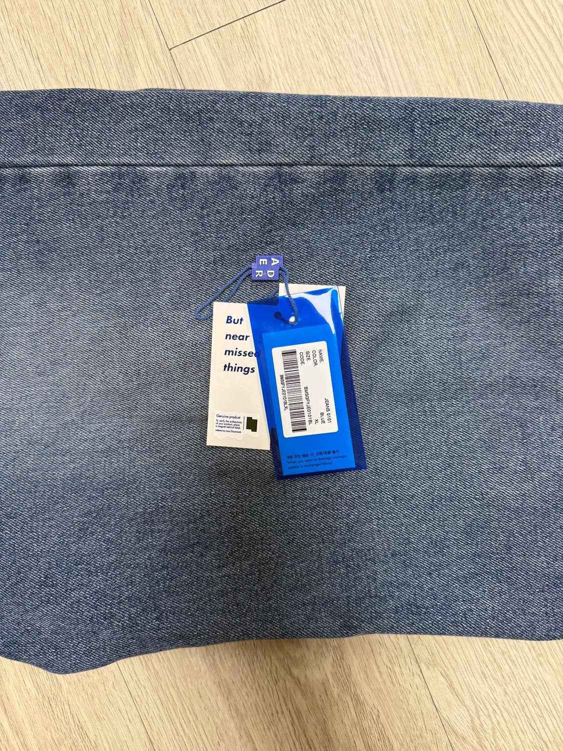 [XL] 아더에러 Sig SV Tag jeans 01 Blue 상품이미지7