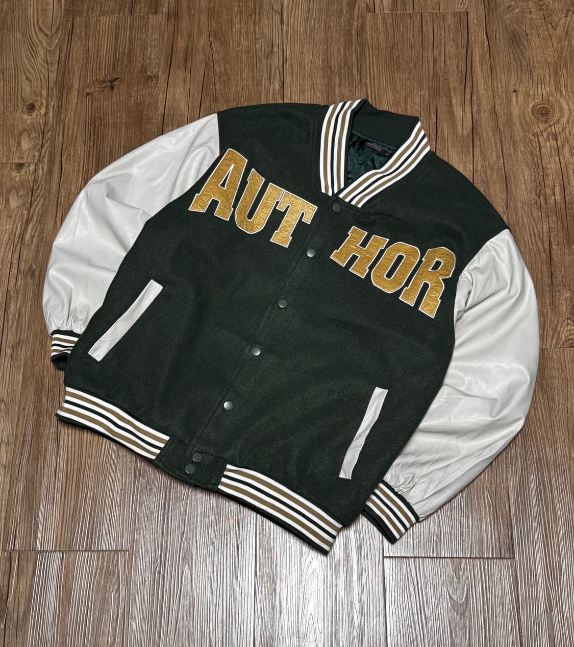 CHIP CLIP 오버핏 바시티 자켓 상품이미지1