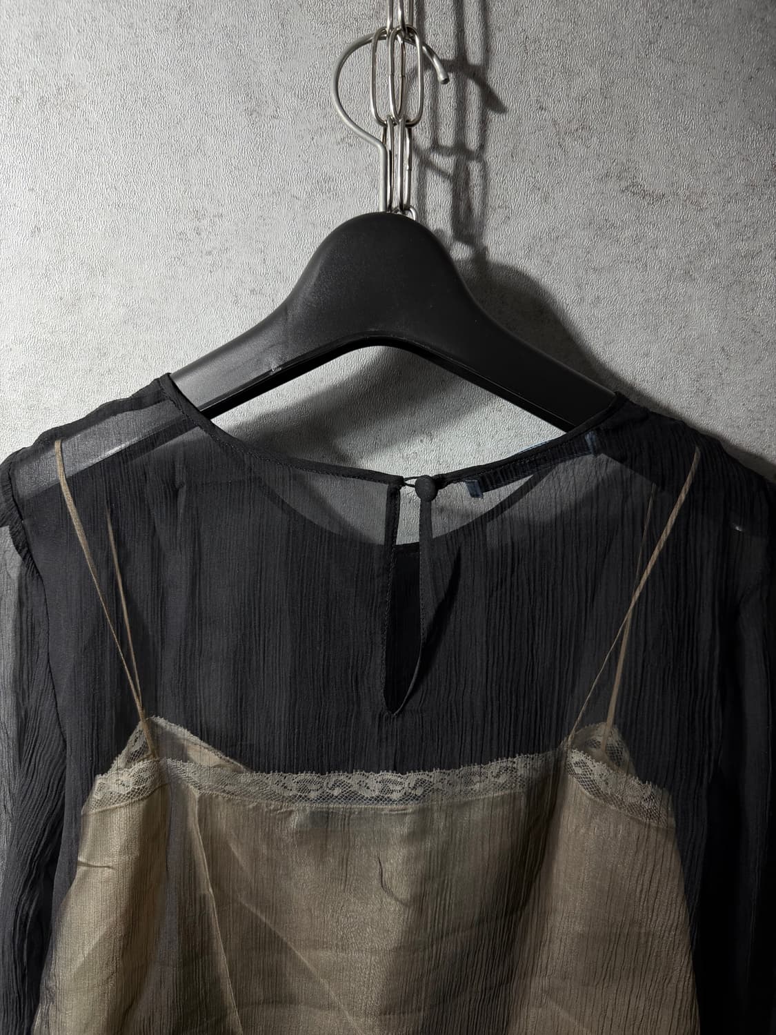 프라다 실크 블라우스탑 상품이미지4