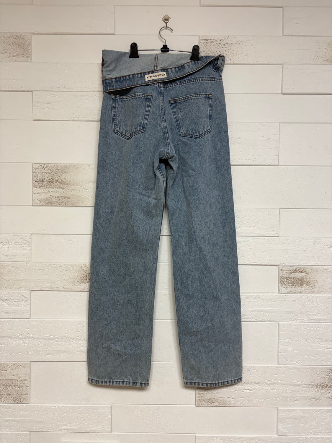 와이프로젝트 비대칭 데님 상품이미지2